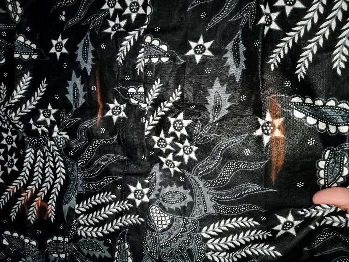 Jumbo Batik Hrb026 Kenongo Hem Pendek Padi Pekalongan M L Xl Batik Pria Murah Modern Grosir