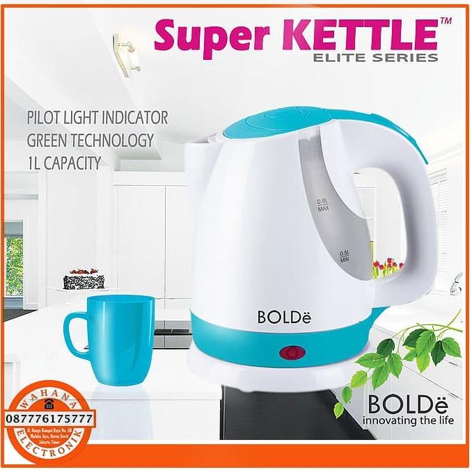 SUPER KETTLE BOLDe ORIGINAL-Ketel Elektrik / Teko Listrik Otomatis