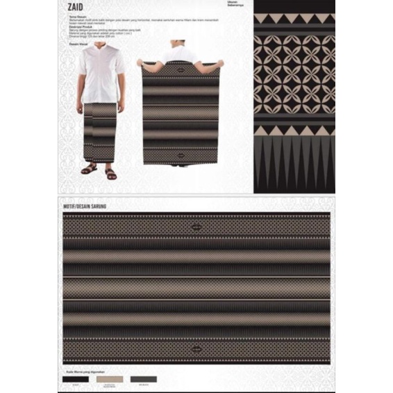 PERALATAN SHOLAT// SARUNG ZAID BY MUTIF