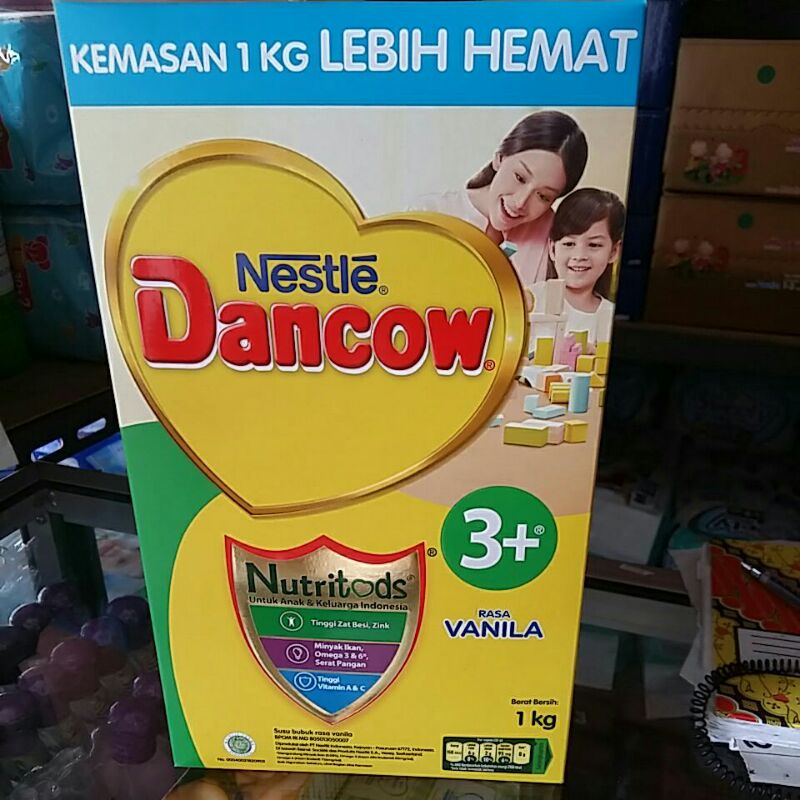 

Nestle Dancow 3 + Rasa Vanila dan Madu 1000 gr Susu Bubuk Anak 3 tahun 1 Kg