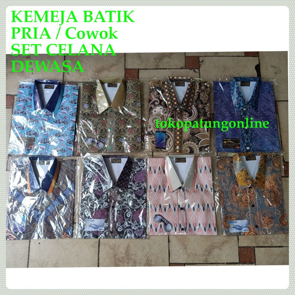 Baju Batik Pria Cengbeng Chengbeng 21A