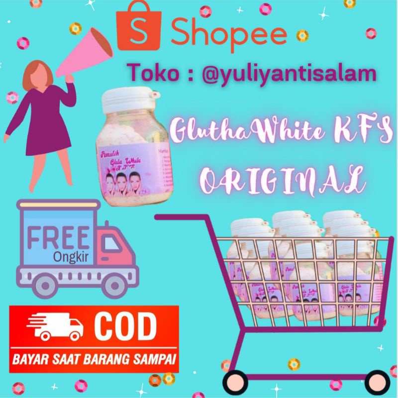 

GLUTHAWHITE KFS ORIGINAL ECER+GROSIR BISA COD