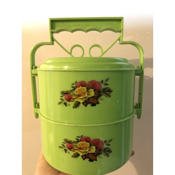 Rantang susun 2 / rantang plastik murah / rantang susun murah