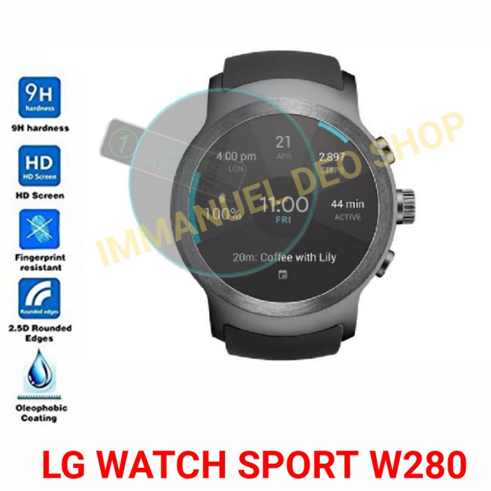 Tempered Glass Screen Protector LG WATCH SPORT W280