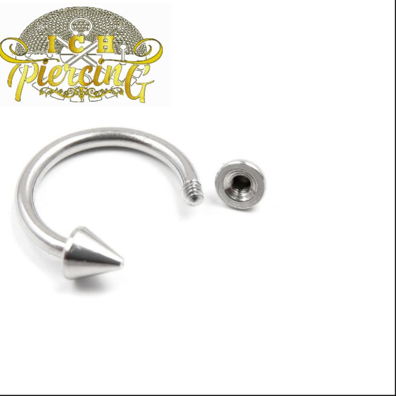 IP-CG anting horseshoe / anting nosestrill / lobe, upperlobe , helix, tragus