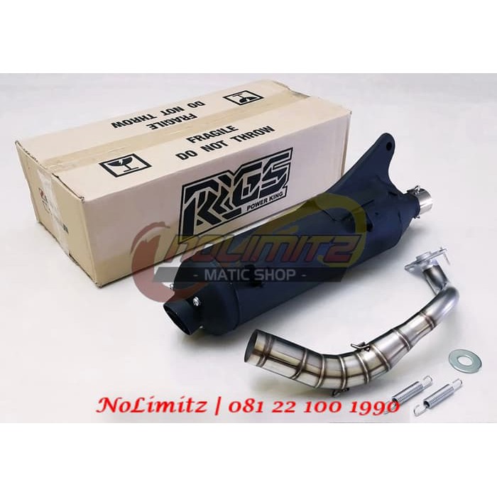 Knalpot Standar Racing Tsukigi RRGS Honda Beat / Scoopy / Vario 110