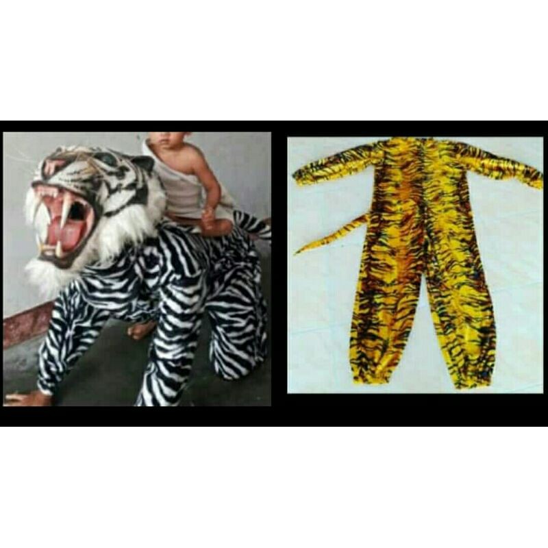 bisa cod kostum macan lengkap barongan devil gedrok