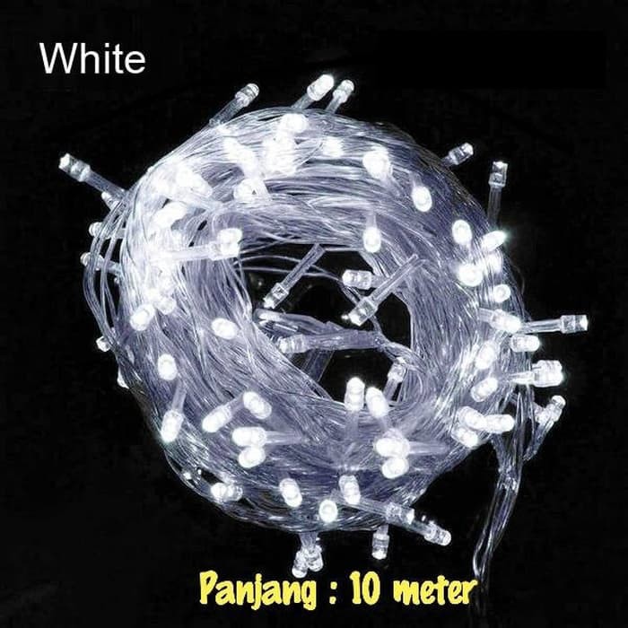 Lampu Natal LED - Twinkle Light WHITE (PUTIH)