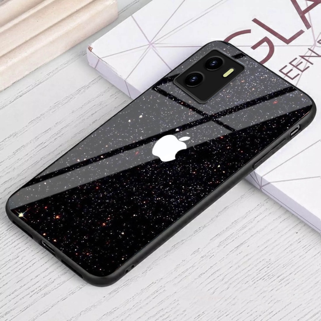 Softcase Glass Vivo Y15s - Case Vivo Y15s - Case Lucu - case Vivo Y15s - kesing Vivo Y15s - softcase