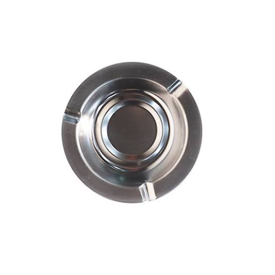 Round Ashtray Asbak Stainless 12cm Asbak Bulat High Qualty