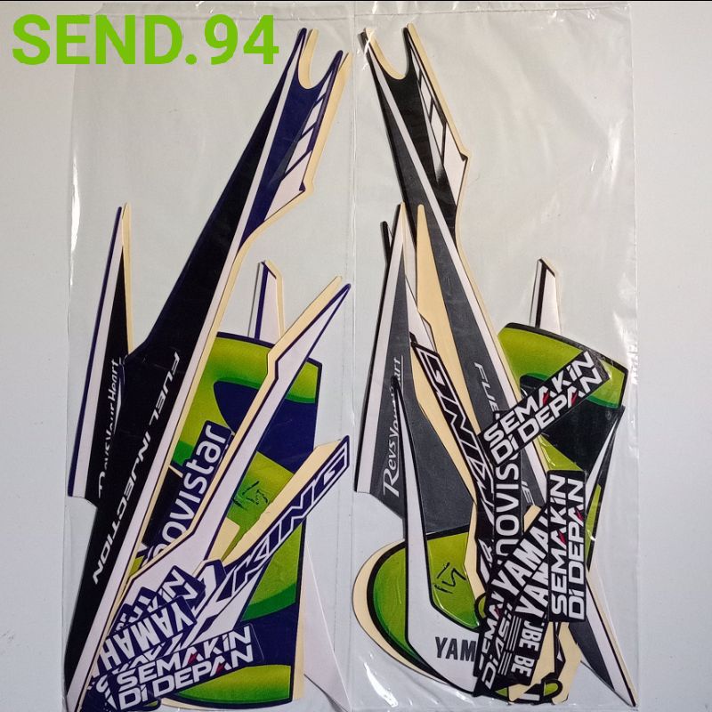 striping sticker Yamaha Jupiter MX KING Movistar 2015 2016