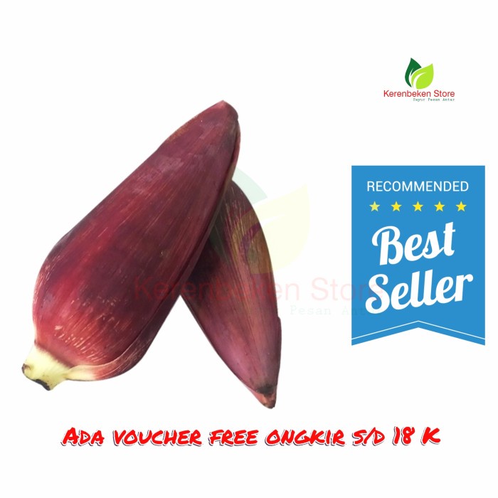 

jantung pisang per buah