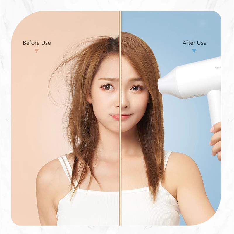 SHOWSEE Anion Hair Dryer A1 Negative Ion 1800W Electric Hair Care Pengering Rambut