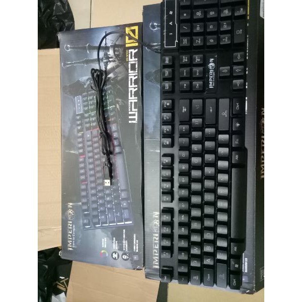 keyboard semi mechanical imperion warrior kg -w10c