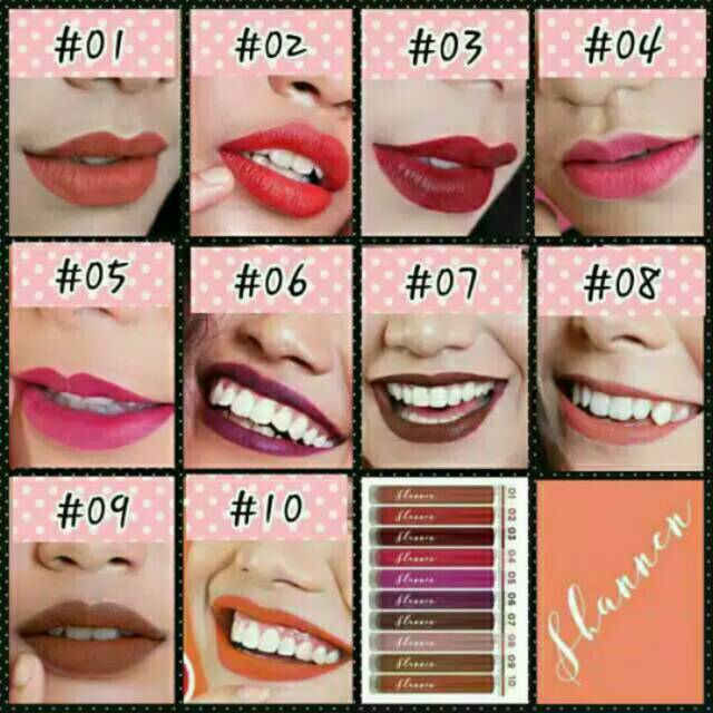 SHANNEN LIPSTIK Harga member 100% ori bersegel & garansi kosmetik shanen lipstikshannen lip matte