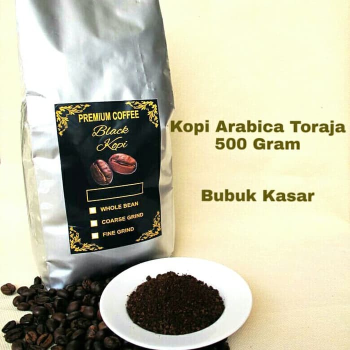 

KOPI ARABICA TORAJA / KOPI ARABIKA TORAJA 500 Gram - KOPI TORAJA - BUBUK KASAR