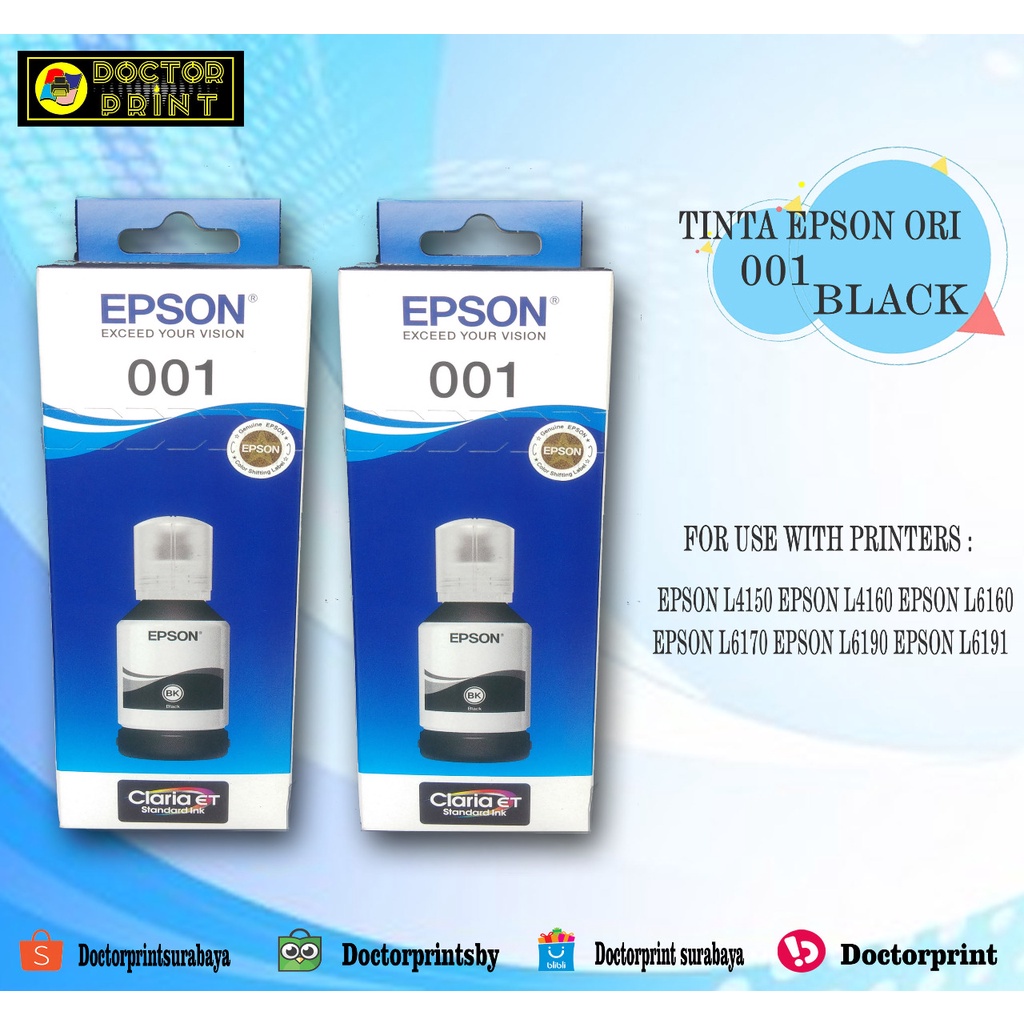 Tinta Original Epson 001 Black