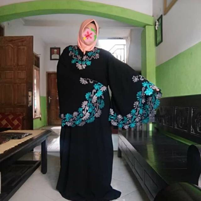 Abaya Sholat Arab Mekah murah