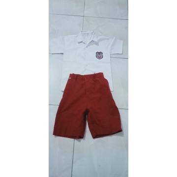 pl seragam anak sekolah merah putih klas 1