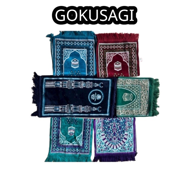 Sajadah Bulu Turkey Gokusagi Kecil Ukuran Dua Muka Grosir