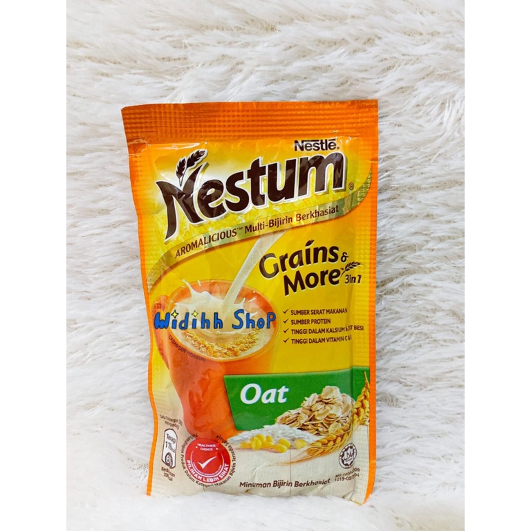 Nestum Coklat / Oat / Brown Rice / Madu / Kurma / Taro / 3in1 Nestle Malaysia Isi 1 Sachet / Nestum Grains &amp; More / Nestum 3 in 1 Grain and More