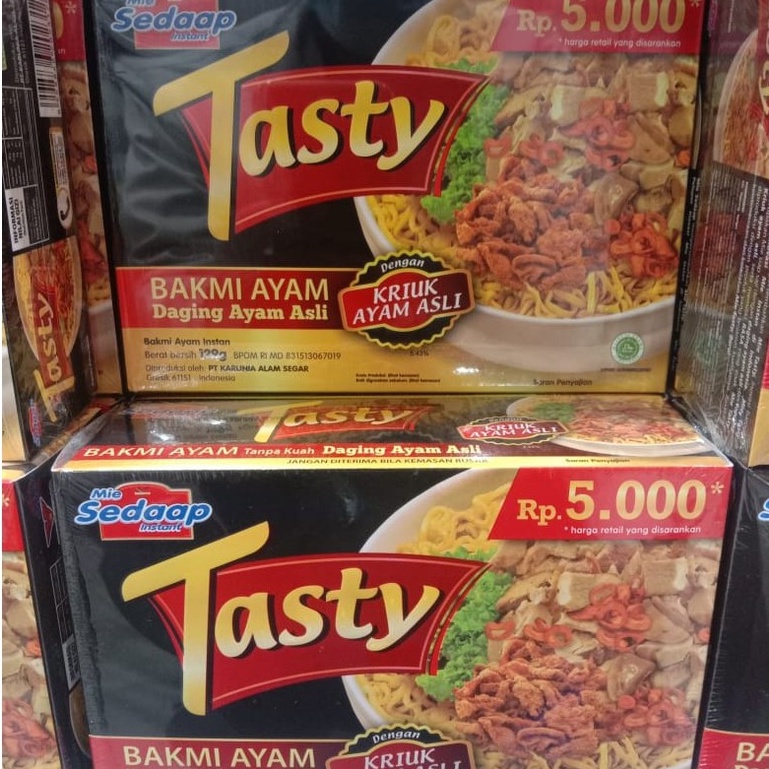 

Tasty Bakmi Ayam Daging Ayam Asli 129 gr