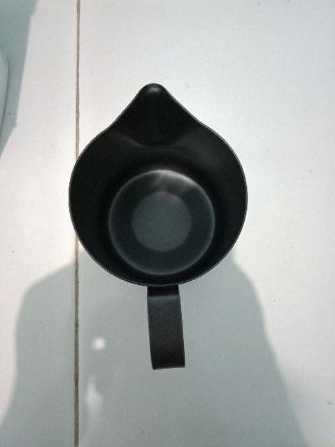 Milk Jug Teflon 350ml Latte Art Milk Frother Pitcher Susu Milk Jug Hitam Tempat Susu 9842