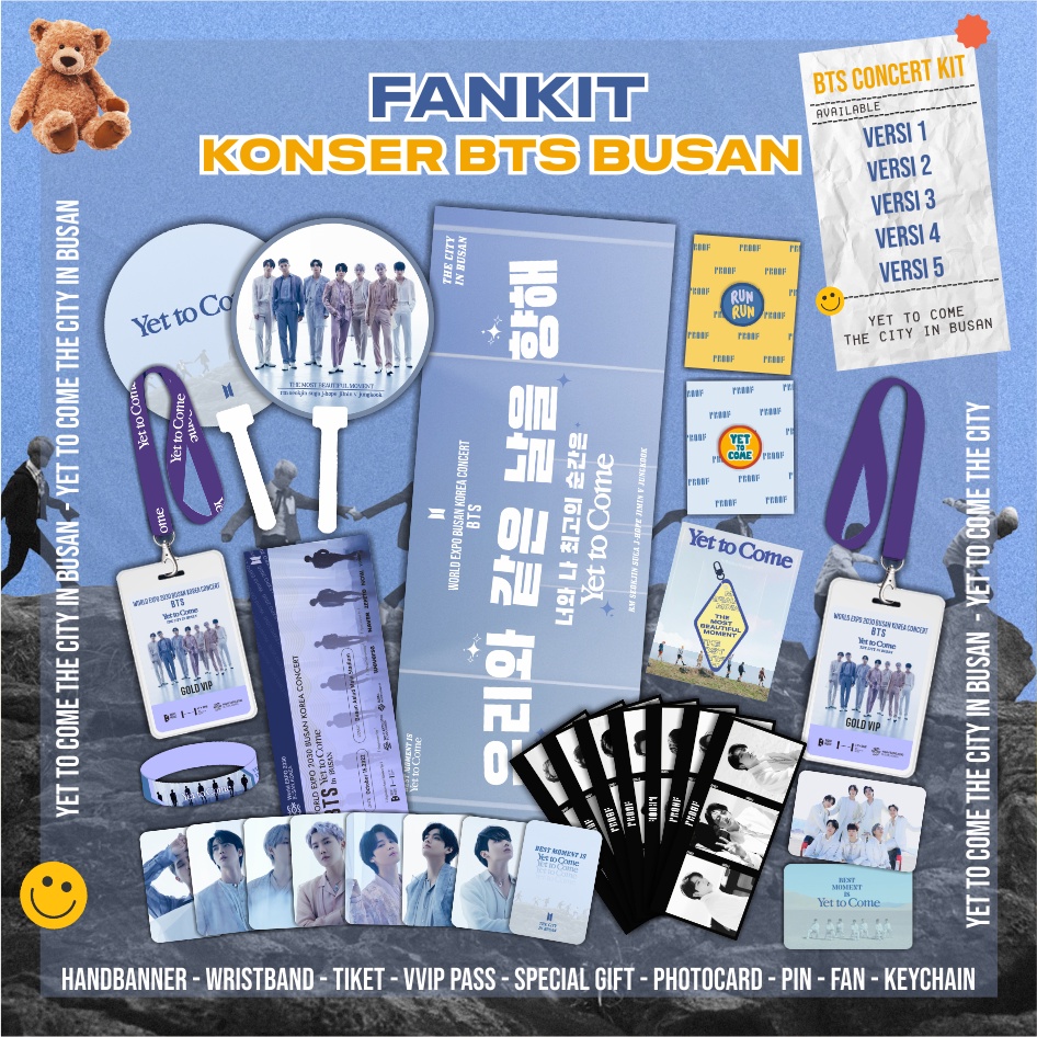 FANKIT BTS YET TO COME KONSER BUSAN - TIKET WORLD EXPO BTS BUSAN