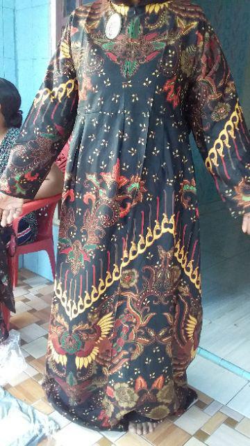 Batik Couple Keluarga - Bisa Cod - Sarimbit Gamis Familly Set Motif Tuju Rupa  Batik Putra Hadi