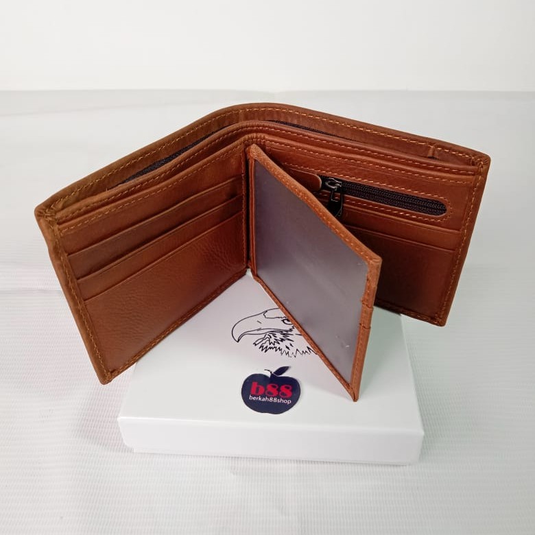 Dompet Kulit Pria Asli Motif Eagle 100% Kulit Asli Import