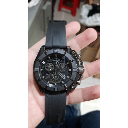 Jam Expedition pria Exp e3009 m original rubber Black dark grey