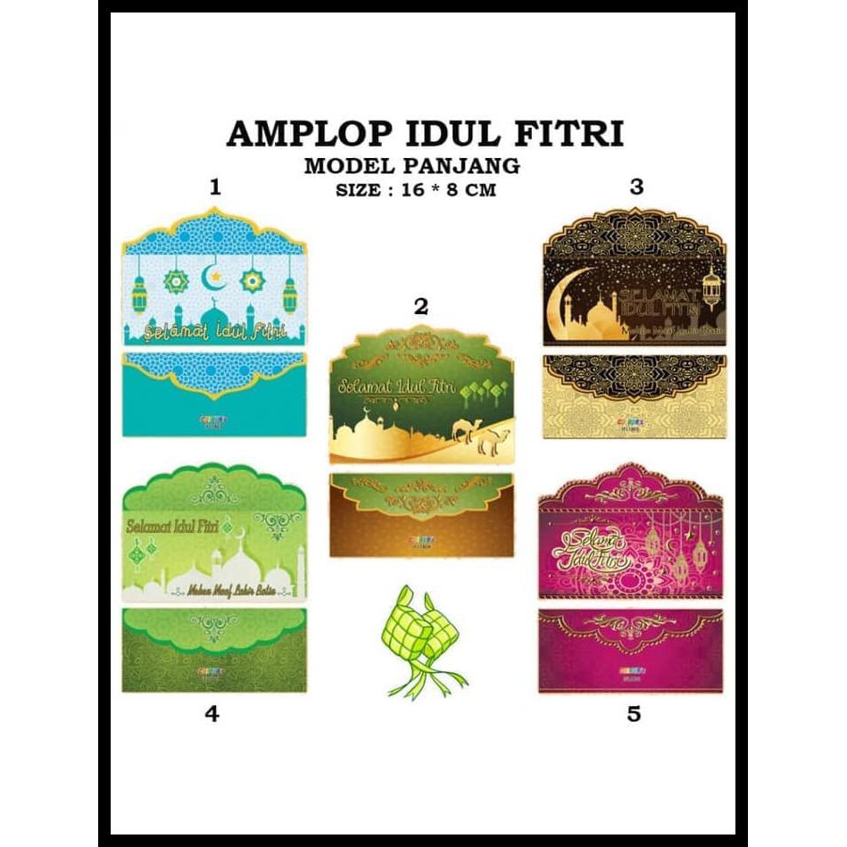 

Hot Price Amplop Lebaran Murah Angpao Lebar Idul Fitri Isi 10 Pcs Besar - 34.25