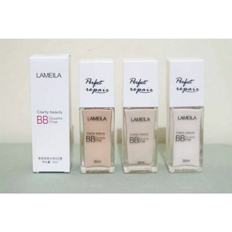 Lameila BB Cream Perfect Repair Clarity Beauty / BB Cream Menyamarkan Noda Hitam &amp; Pori-Pori / BB Cream Ringan &amp; Melembabkan Kulit / BB Cream Make Up / Lameila Clarity Beauty BB Cream / Lameila LM 3019