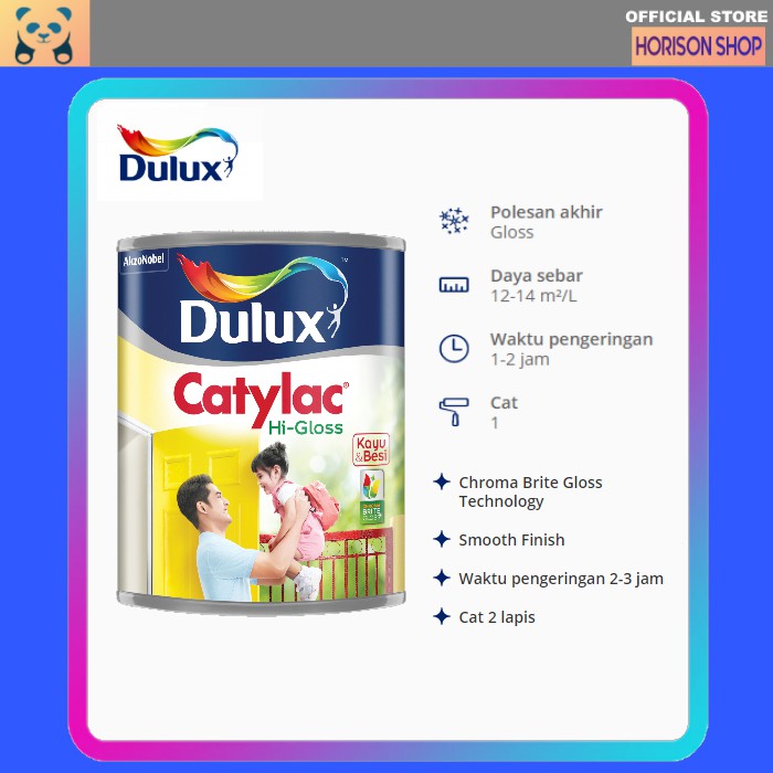 Dulux Catylac  HI Gloss Kayu Besi Shopee Indonesia