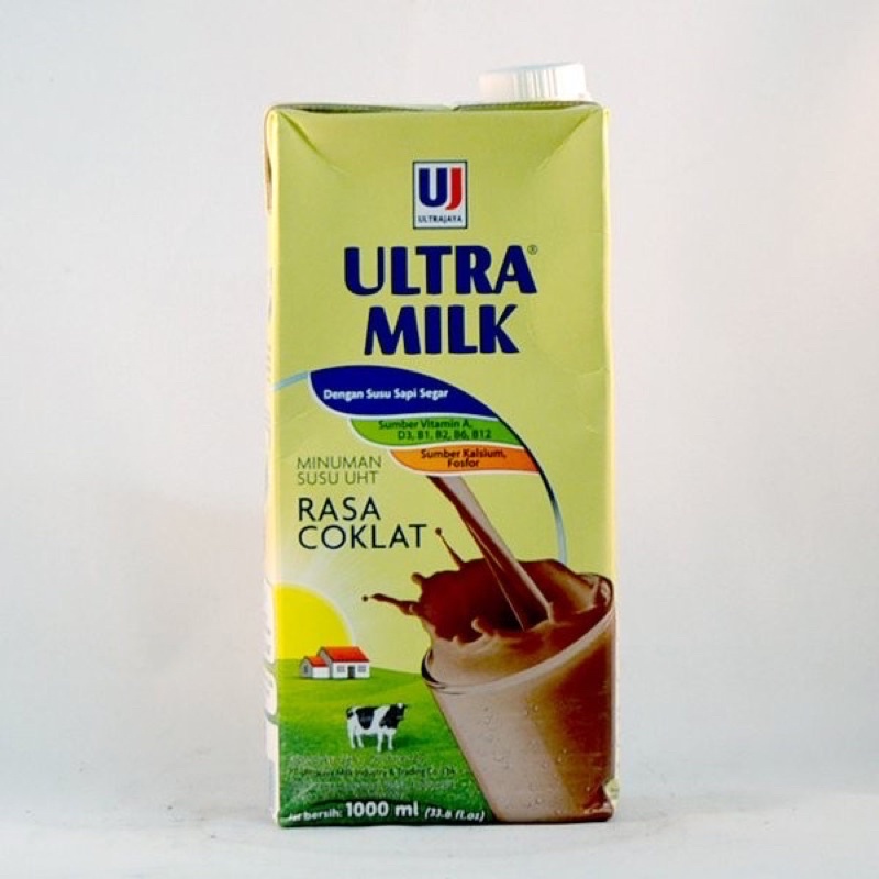 

SUSU UHT ULTRAMILK COKLAT 1L