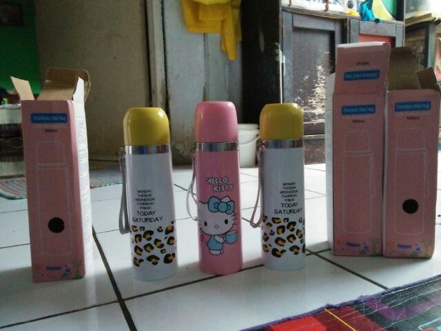 Termos Peluru Karakter 500 Ml Ready Stock