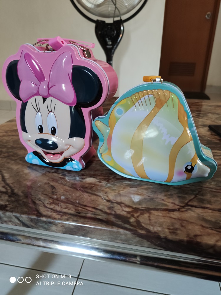 Celengan Kaleng Gembok Gambar Ikan