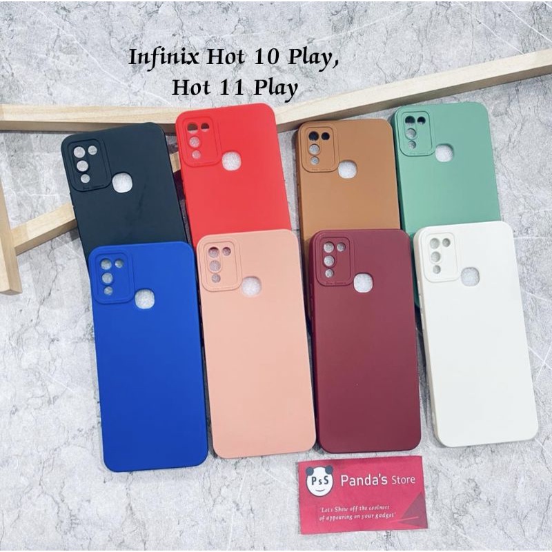 Softcase Pro Camera Infinix Hot 10 Play / Hot 11 Play Candy Case Full Color 3D Silikon TPU