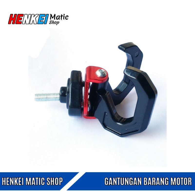 Cantolan Motor Model Lipat 2 Cabang Bahan Full Besi - Gantungan Barang Motor Matic Bebek