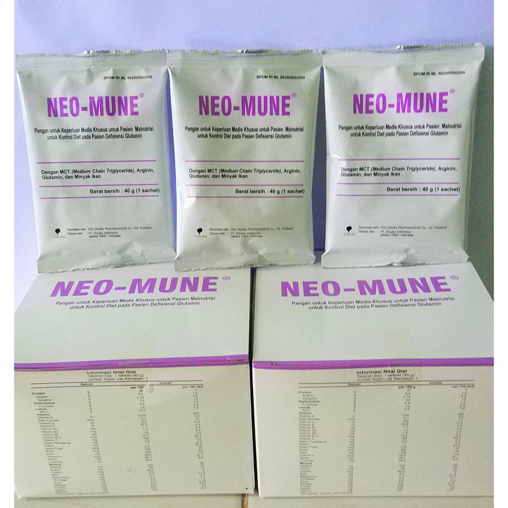 

NEO MUNE SACHET SUSU NEOMUNE VANILLA UNTUK KANKER DAN OPERASI