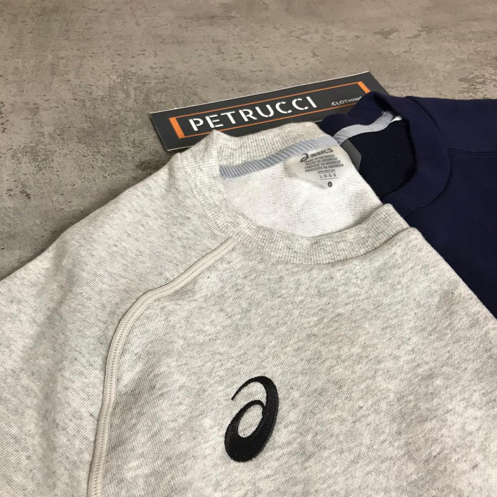 ASICS sweater sweatshirt man cowo pria ORIGINAL onitsuka