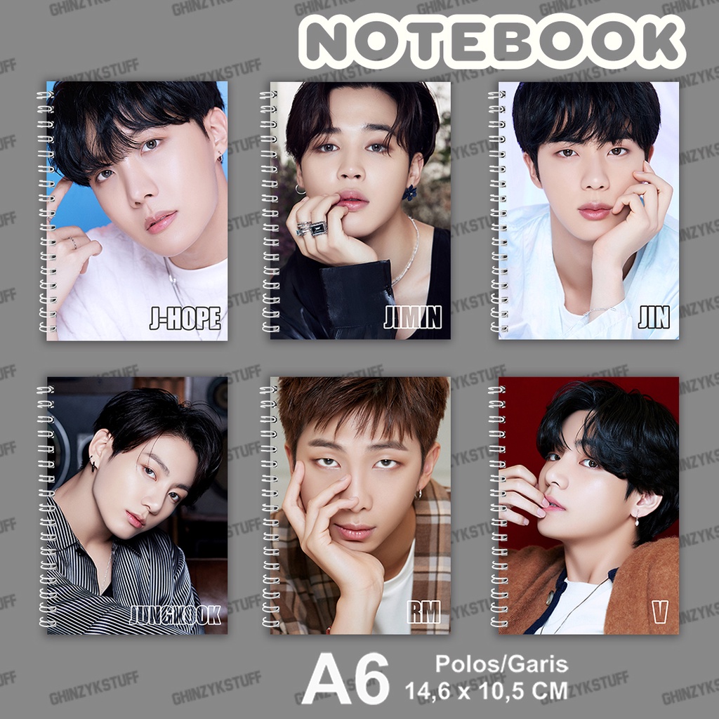 

Notebook KPOP BTS Be Ukuran A6 10,5 cm x 14,8 cm