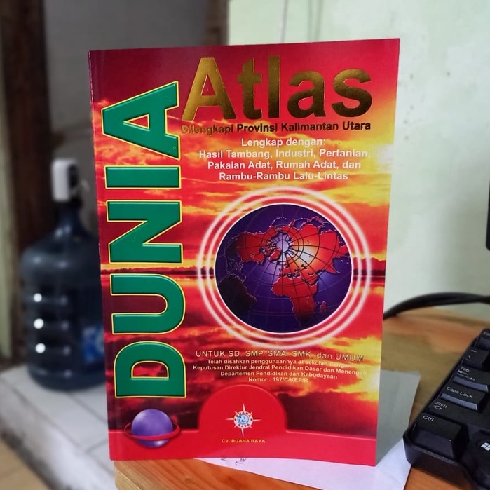 BUKU ATLAS DUNIA KOMPLIT - IPS KERTAS HVS