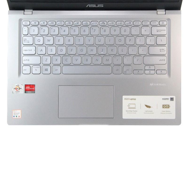 LAPTOP ASUS RESMI M415DAO-VIPS021 [AMD ATHLON SILVER 3050U | 4GB | 256GB SSD | BACKLIT KEYBOARD | 14&quot; FHD | SILVER | WINDOWS 10 + OHS PERMANEN | BONUS TAS RANSEL] - TEKNO KITA