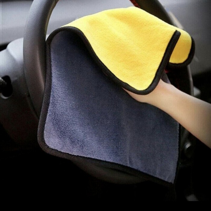 KAIN LAP DETAILING KAIN MICROFIBER 500 GSM 30X30cm Cuci Mobil Motor