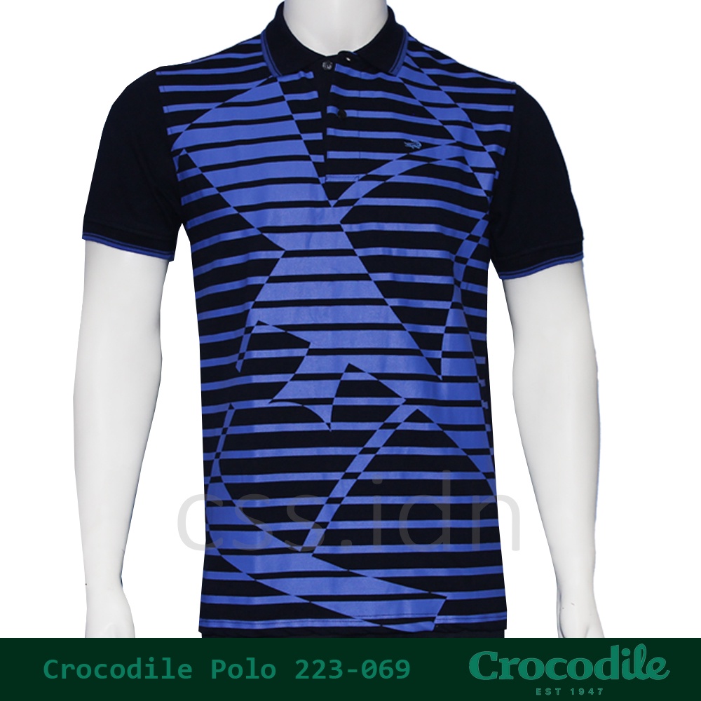 Kaos Kerah Polo Slim Fit Pria Crocodile 223-069