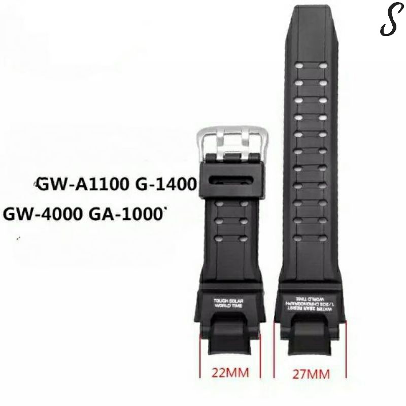 TALI JAM G-SHOCK GA-1000 GA1000 RUBBER STRAP TALI JAM CASIO G-SHOCK GA 1000
