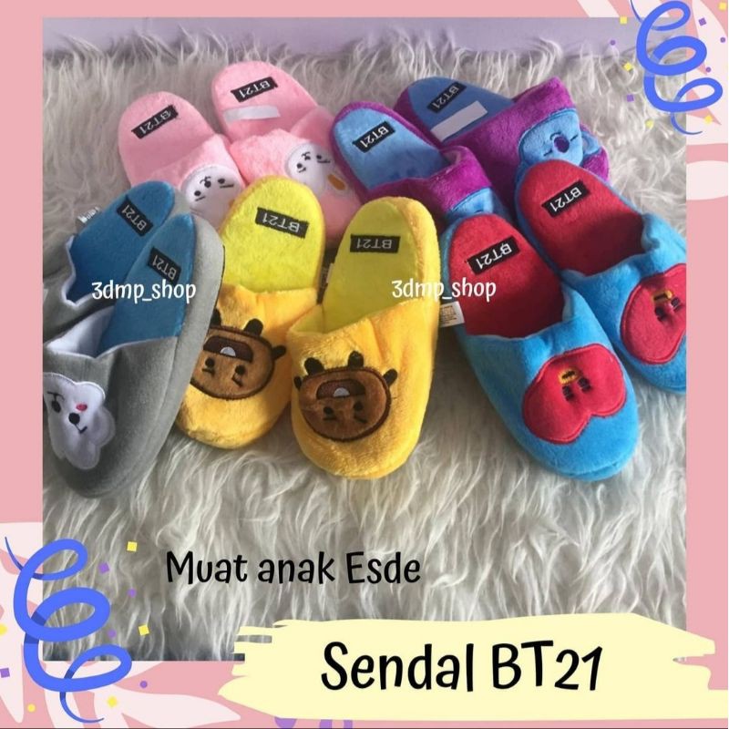 Sendal anak bt21 bts tata shooky koya cooky rj chimmy