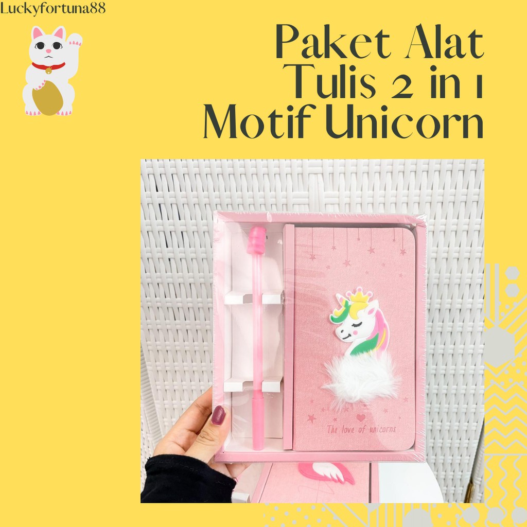 

[LuckyFortuna88] paket alat tulis 2 in 1 motif unicorn lucu perlengkapan alat tulis 2 in 1 motif unicorn lucu murah unik Menarik alat tulis sekolah