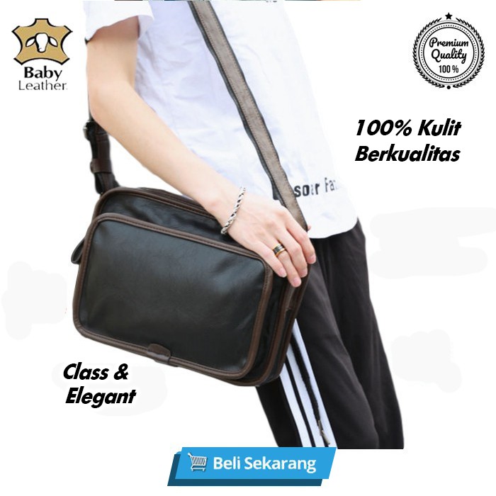  Tas  Selempang Kulit Pria VOLCOM  Tas  Sling Bag Tas  Slempang 
